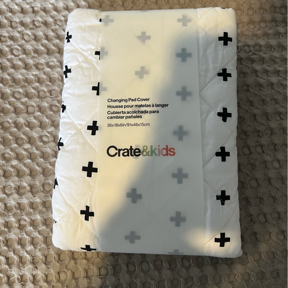 Crate and kids changing pad cover